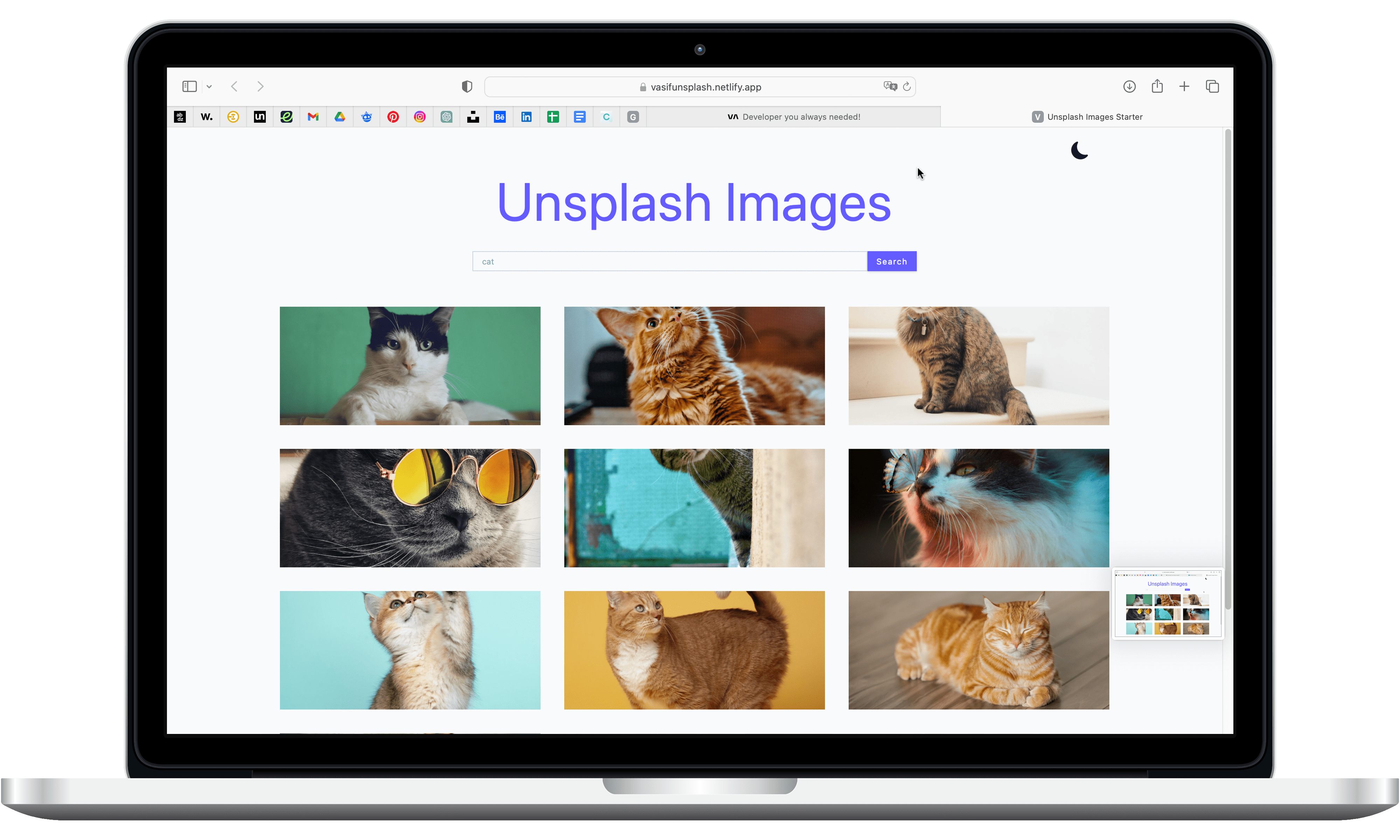 Unsplash Images preview